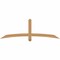 Ekena Millwork Bellingham Timber Gable Bracket, Western Red Cedar, 72"W x 24"H x 3 1/2"D x 3 1/2"F, 8/12 Pitch GBW072X24X0404BEL00SWR - alternate 1